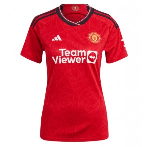 Manchester United Replica Home Stadium Shirt for Women 2023-24 Short Sleeve